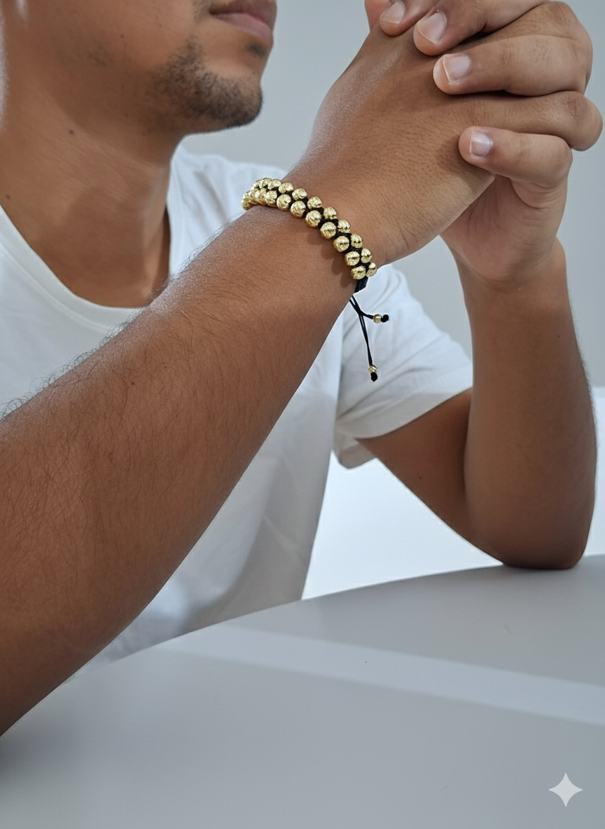 Pulsera Italiana DOBLE 24 Balines(6MM)