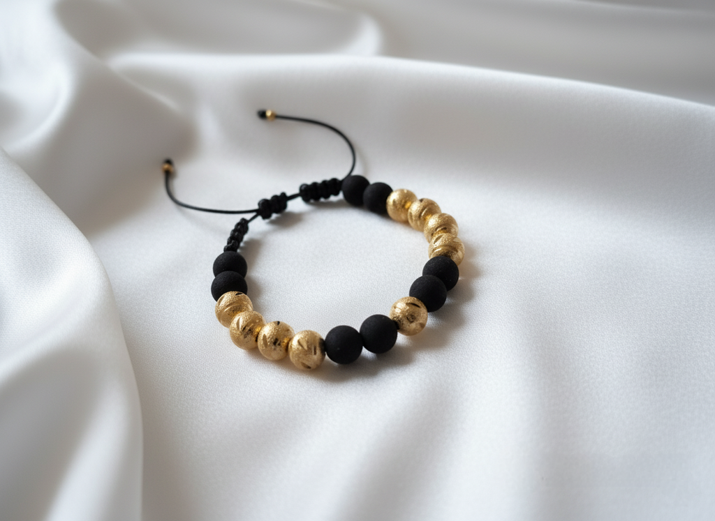 Pulsera Diamantada 9 Balines (8MM)