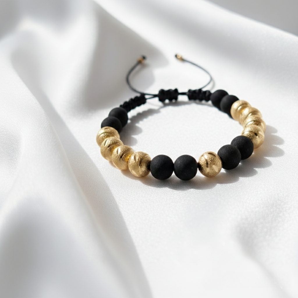 Pulsera Diamantada 9 Balines (8MM)